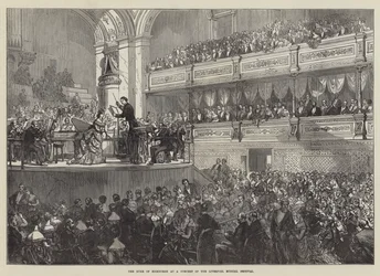 Der Herzog von Edinburgh bei einem Konzert des Liverpool Musical Festival